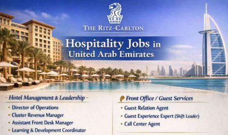 The Ritz-Carlton Hospitality Jobs in United Arab Emirates