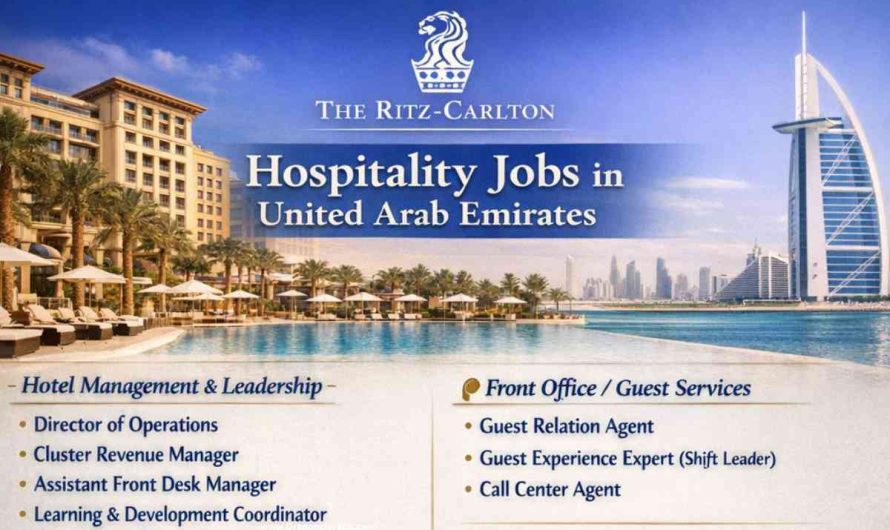 The Ritz-Carlton Hospitality Jobs in United Arab Emirates – Apply Now