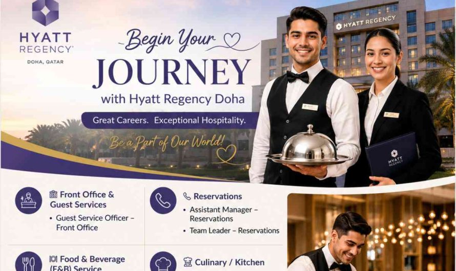 Hyatt Regency Doha, Qatar – Hotel Job Openings & Career Opportunities