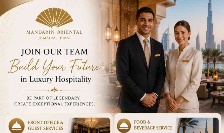 Mandarin Oriental Jumeira, Dubai Jobs – Apply Now