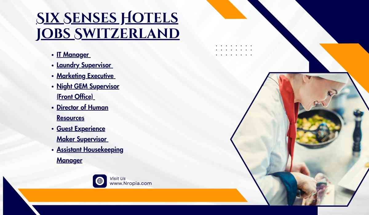 Six Senses Hotels Jobs Switzerland
