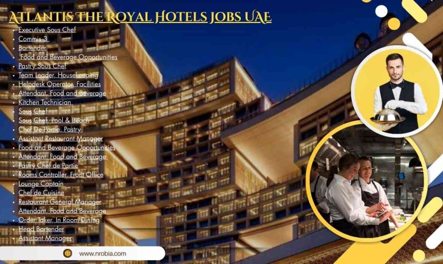 Atlantis The Royal Hotels Jobs UAE