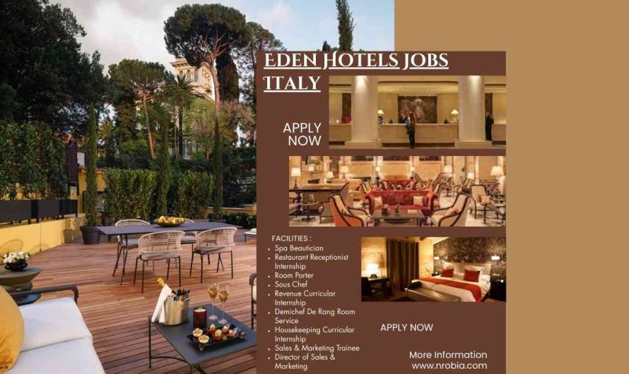 Eden Hotels Jobs Italy