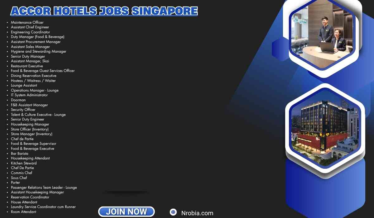ACCOR Hotels Jobs Singapore