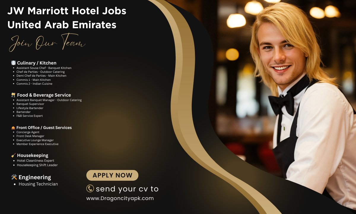 JW Marriott Hotel Jobs United Arab Emirates