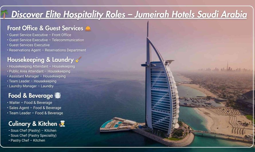 Discover Elite Hospitality Roles – Jumeirah Hotels Saudi Arabia