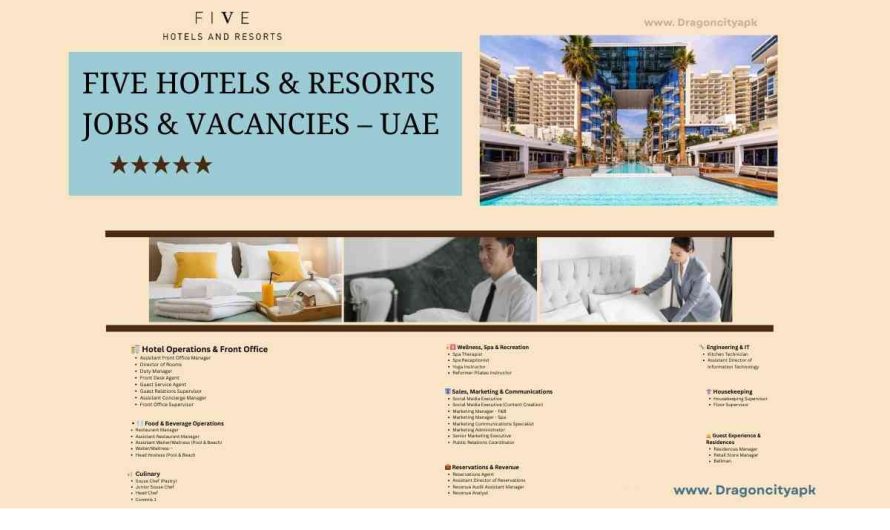 FIVE Hotels and Resorts Jobs United Arab Emirates
