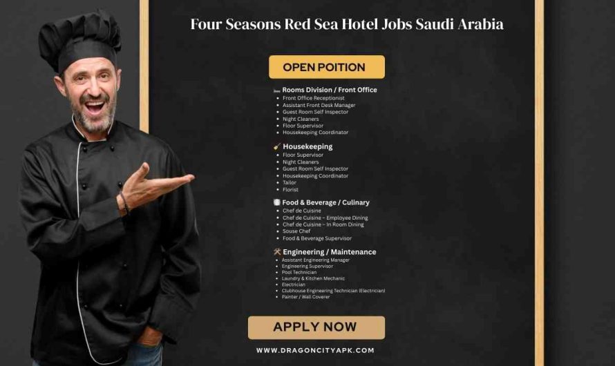 Four Seasons Red Sea Hotel Jobs Saudi Arabia