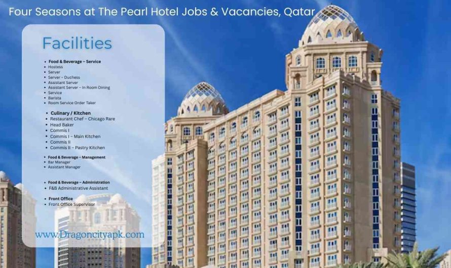 Four Seasons at The Pearl Hotel Jobs & Vacancies, Qatar