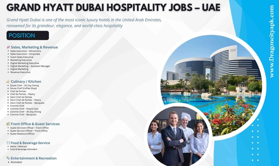 Grand Hyatt Dubai Hospitality Jobs – UAE