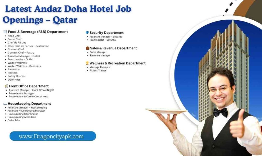 Latest Andaz Doha Hotel Job Openings – Qatar