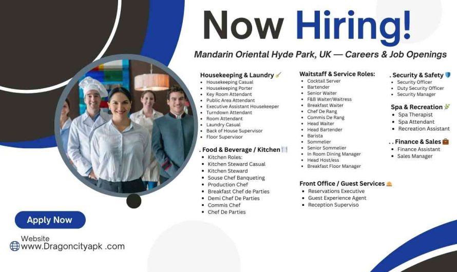 Mandarin Oriental Hyde Park, UK — Careers & Job Openings