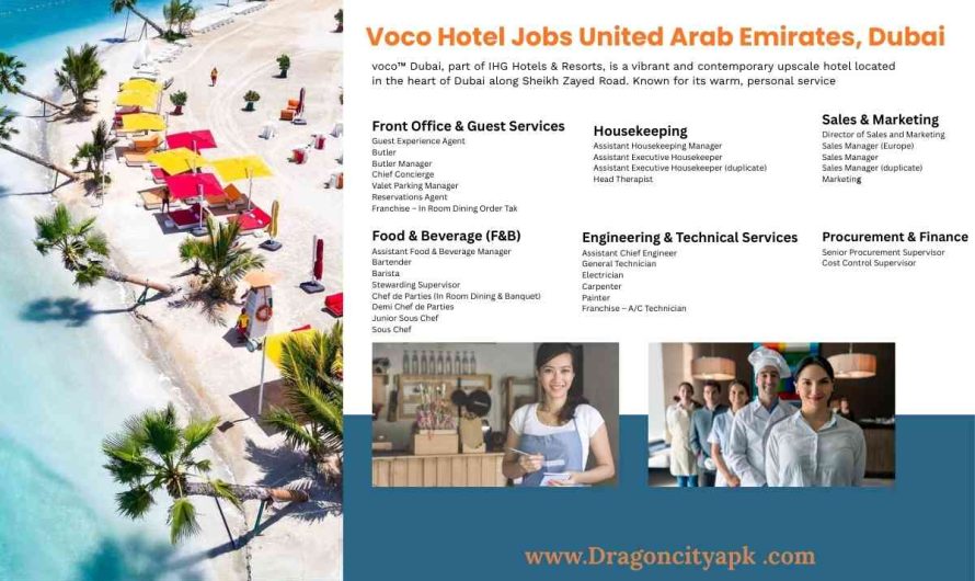 Voco Hotel Jobs United Arab Emirates, Dubai