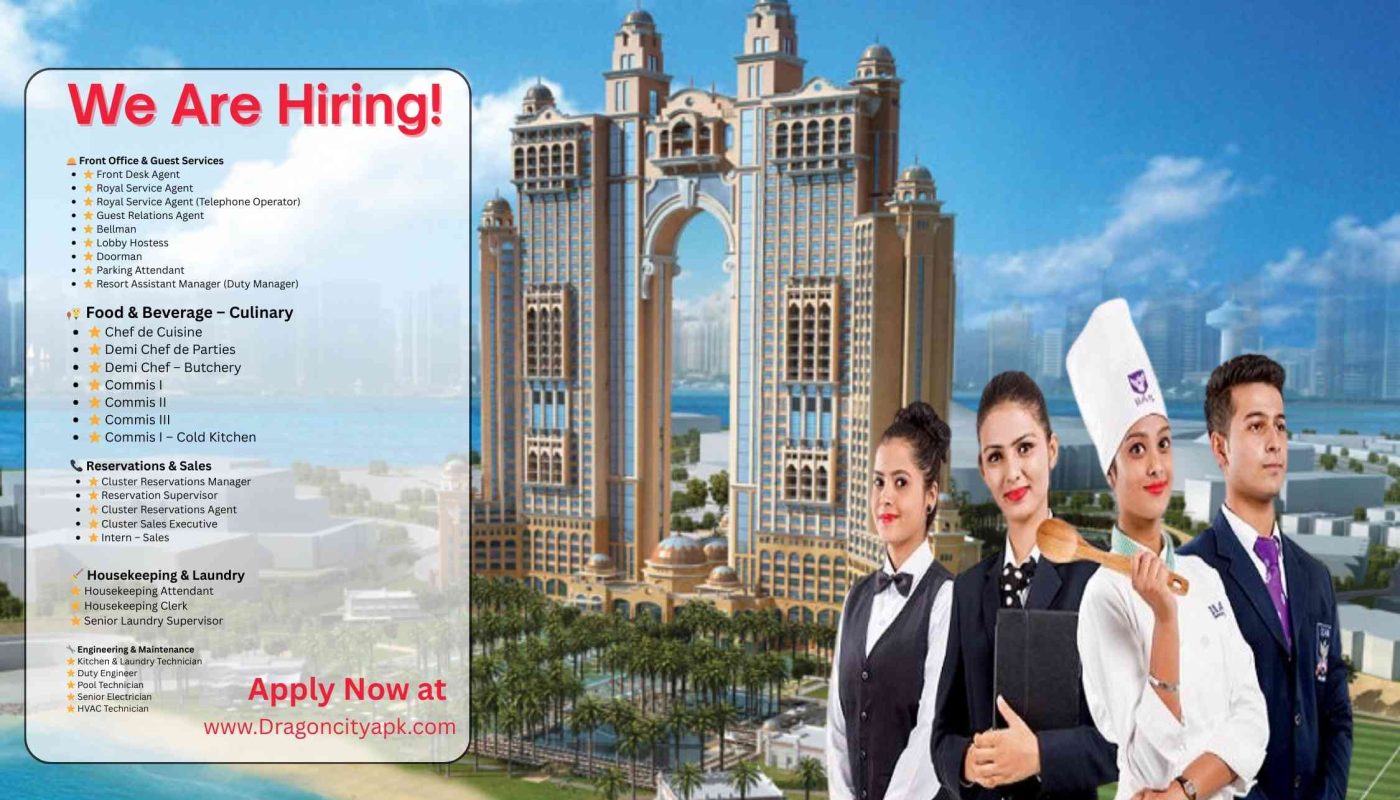 Job Opportunities with Fairmont Hotels & Resorts – UAE