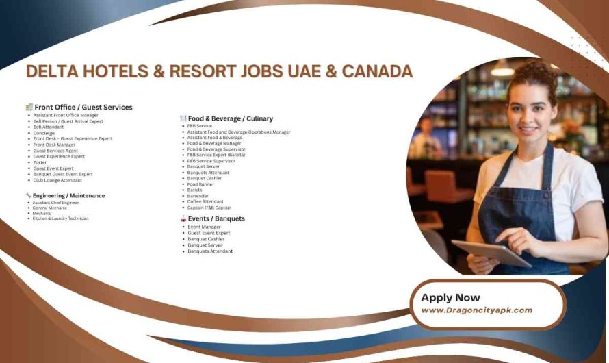 Delta Hotels & Resort Jobs UAE & Canada
