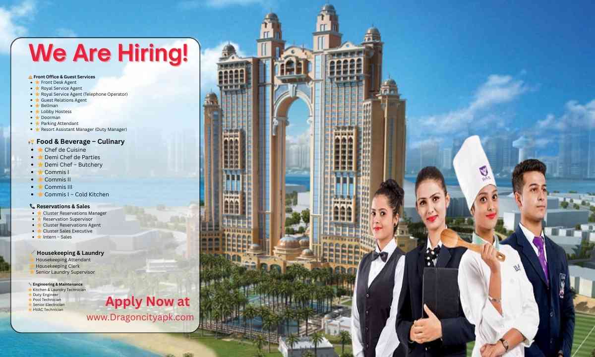 Job Opportunities with Fairmont Hotels & Resorts – UAE
