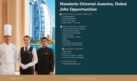 Mandarin Oriental Jumeira, Dubai Jobs Opportunities