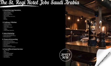 The St. Regi Hotel Jobs Saudi Arabia