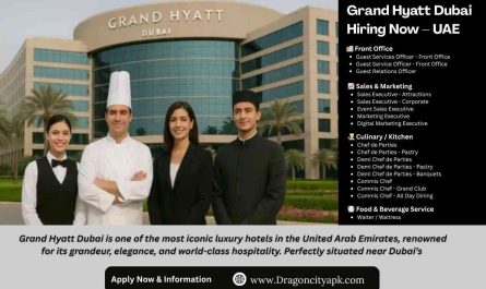 Grand Hyatt Dubai Hospitality Jobs – UAE