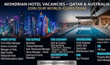 Mondrian Hotel Vacancies Qatar & Australia