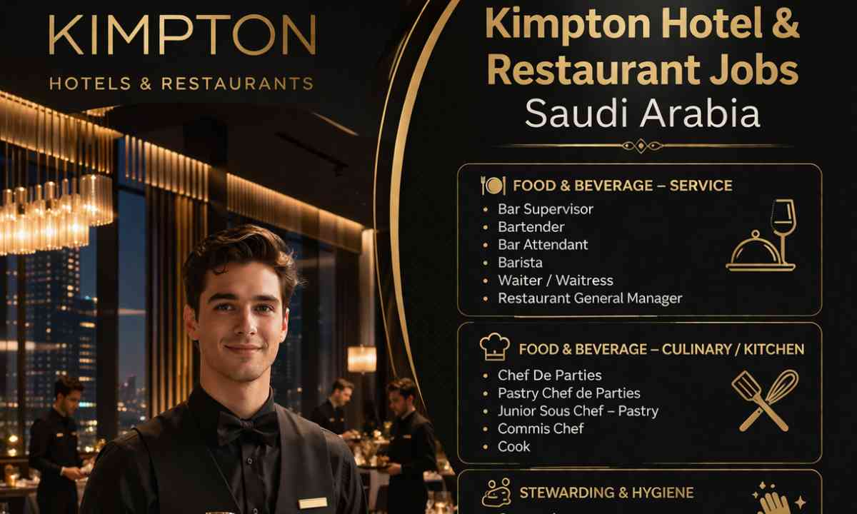 Kimpton Hotel & Restaurant Jobs Saudi Arabia