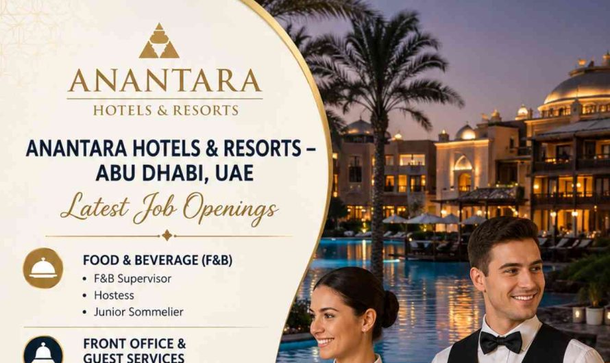 Anantara Hotels & Resorts – Abu Dhabi, UAE | Latest Job Openings