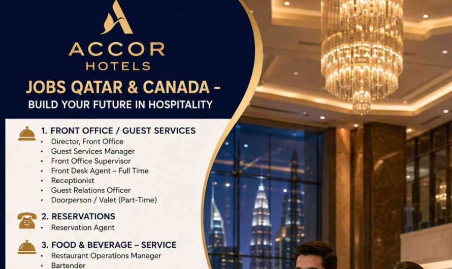Accor Hotels Jobs Qatar & Canada – Build Your Future in Hospitality
